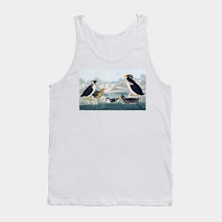 Group of auks and auklets, artwork (C011/2992) Tank Top